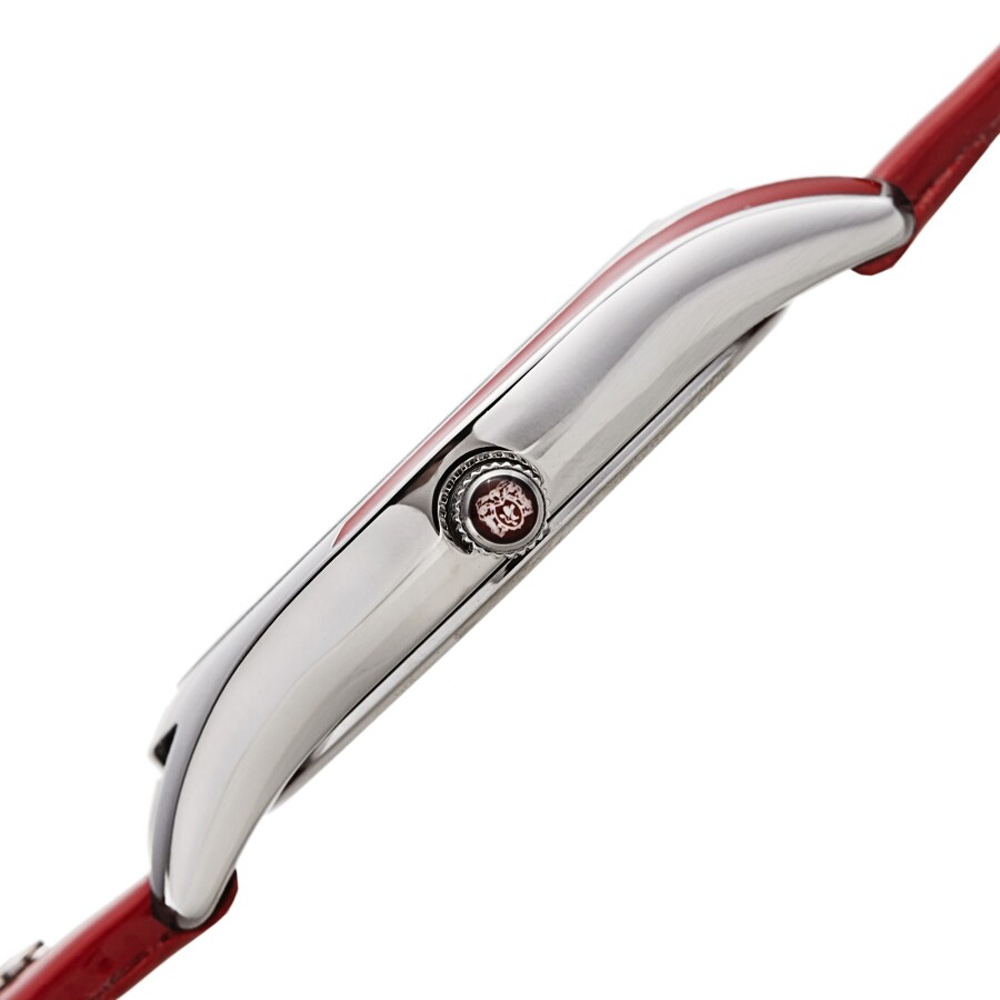 Bruno Magli Alessia 1381 Quartz White Dial Ladies Watch 36mm Red Band 29.191381.SR Bruno Magli Alessia 1381 Quartz White Dial Ladies Watch 36mm Red Band 29.191381.SR